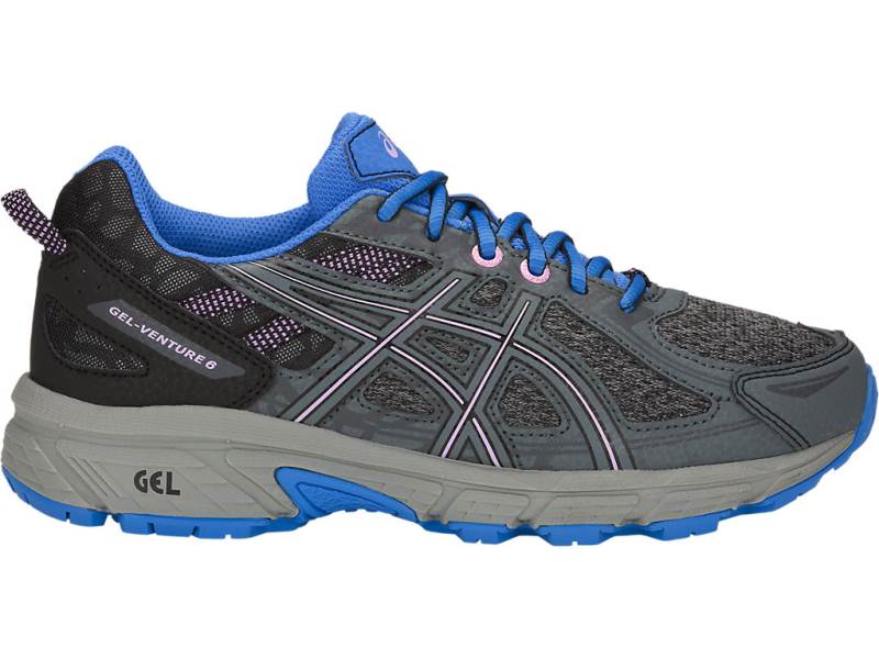 Dětské Běžecké Boty Asics GEL-Venture 6 GS Šedé 84735GKBQ